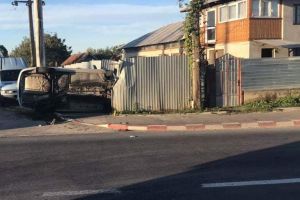 Jurnalist implicat în accident, la Târgu-Jiu