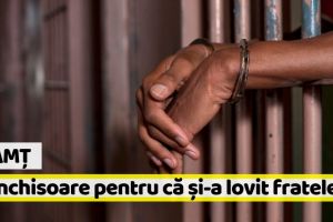 Neamţ: Condamnat la 1 an de închisoare, pentru că şi-a lovit fratele cu toporul