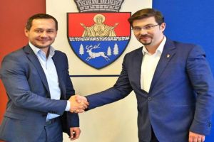 Primarul interimar al Chişinăului, vizită la Bacău