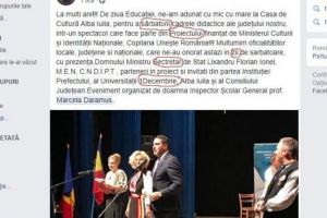 ISJ Alba, repetent la gramatică, după un mesaj postat pe Facebook. Deputatul Florin Roman nu ratează ocazia s-o ”taxeze” pe şefa instituţiei