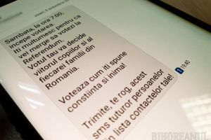 S-a pornit „reţeaua”: Orădenii, îndemnaţi prin SMS-uri să voteze la referendumul „pentru familie”