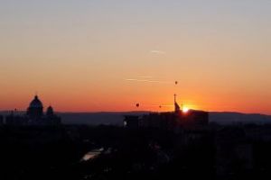 Imaginea zilei: Apus de toamna