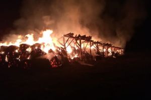 Incendiu la Șona. Două clădiri anexe au ars ca o torţă