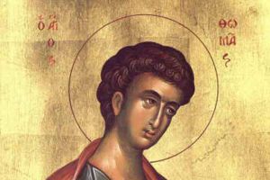 În 6 octombrie, creştinii ortodocşi îl pomenesc pe Sfântul Apostol Toma