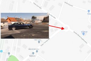 VIDEO „Pilot” de oraş face drifturi în giratorii la Sibiu