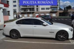 BMW sechestart de Poliţia Cluj în urma unei spargeri comise în judeţ. Prejudiciul e mare - FOTO
