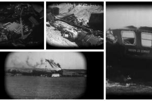 FOTO-VIDEO: Catastrofa feroviară de la Bucerdea Grânoasă: 22 de morţi, 72 de răniţi. Ceferiştii vinovaţi, judecaţi în gara Teiuş