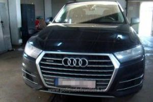 Audi Q7 “saltat” de politistii de la ITPF Sighetu Marmatiei