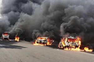 (FOTO)Congo: 50 de morti si 100 de raniti in urma unei ciocniri dintre o autocisterna si un vehicul