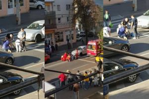 UPDATE VIDEO: Accident pe Semaforului. Femeie lovită pe trecerea de pietoni