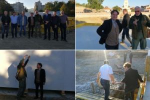 FOTO: Vizită a Ministrului Culturii, George Ivaşcu, la Alba Iulia – A evaluat stadiul lucrărilor la Monumentul Marii Uniri