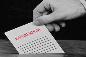 Campanie slabă pentru referendum