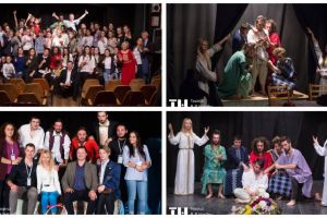 Spectacolul Jubileul – după A. P. Cehov – pus în scenă de grupul Skepsis, marţi, la Casa de Cultură a Studenţilor