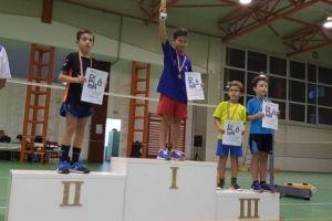Maxim Iacob, vicecampion naţional la badminton (U9)