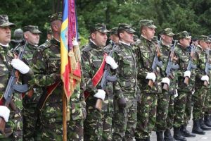 Stafeta a veteranilor pentru a marca Centenarul Marii Uniri si Ziua Armatei Romane, la Timisoara