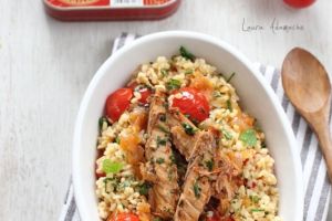 lauraadamache.ro: Bulgur cu rosii si macrou