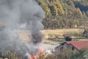 Locuinţe şi anexe arse în judeţ