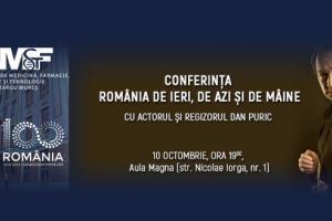Dan Puric va vorbi despre „România de ieri, de azi şi de mâine”