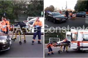Persoana lovita pe trecerea de pietoni in Constanta. Politia la fata locului 