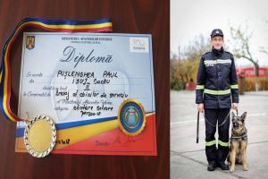 Locul II la Campionatului de dresaj al câinilor de serviciu
