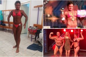 Constanta. Pe podium si la 52 de ani!: Chira Lepadatu, manichiurista ajunsa vicecampioana nationala la culturism (galerie foto) 