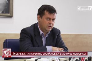 ÎNCEPE LICITAȚIA PENTRU LUCRĂRILE LA STADIONUL MUNICIPAL!