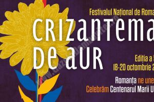 „Romanţa ne uneşte”, tema Festivalului Naţional de Interpretare şi Creaţie a Romanţei „Crizantema de Aur”,  ediţia a 51-a, 2018