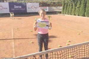 FOTO: Tenismena Daria Gligor (Tenis Pro Lincă) – un nou turneu câştigat, la Timişoara