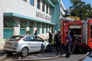 Alertă la Eforie Nord. Incendiu la un hotel din staţiune