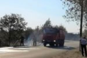 Incendiu în apropierea unui market din Moldova Nouă