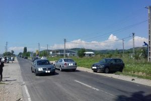 Coliziune auto produsă în afara comunei Praid