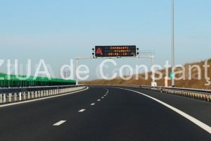 Accident rutier pe Autostrada A1. 7 autoturisme implicate. Trafic restrictionat 