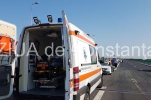 Accident rutier pe Autostrada Soarelui. Trei raniti