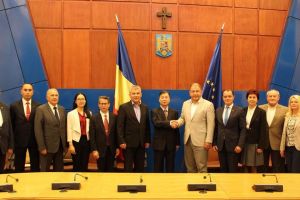 Delegaţie a Provinciei Hunan din China, înfrăţită cu BN, în vizită oficială la Bistriţa