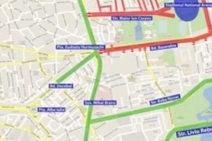 Liga Naţiunilor blochează progresiv Capitala. Zonele pe unde nu se circulă 