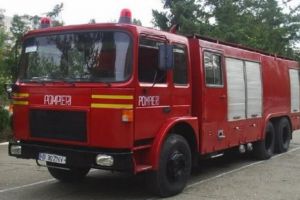 Incendiu într-o curte din municipiul Aiud. Nu sunt victime