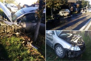 Accident rutier mortal in judetul Suceava. Trei autoturisme implicate. O persoana a decedat si alte trei au fost ranite (galerie foto) 