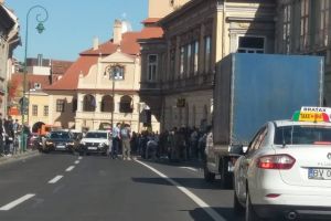 Accident cu victimă pe strada George Bariţiu
