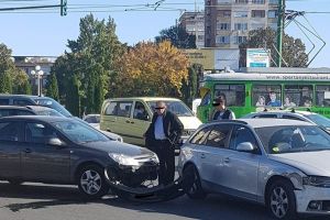 ACCIDENT la Podgoria! A fost implicat un şofer începător