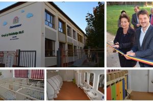FOTO: A fost inaugurată Creşa „Kunterbunt”, prima din oraşul Cugir. Micuţii vor beneficia de servicii de îngrijire, supraveghere şi de educaţie timpurie