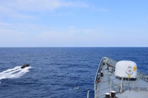 Fregata Regele Ferdinand, misiuni de supraveghere a traficului naval in Marea Mediterana