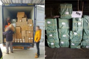 Descoperire a vamesilor in Portul Constanta. Ce a fost gasit intr-un container sosit din China 