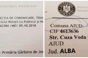 FOTO: Municipiul Aiud transformat în comună! „Să nimereşti statutul unei localităţi pare uneori misiune imposibilă prin unele ministere”