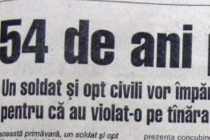 Jumătate de secol pârnaie pentru violul unei oligofrene