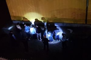 Un grup de 15 persoane pe Șoseaua Mangaliei din Constanta, sanctionati de politisti. Afla de ce (galerie foto + video)   