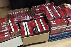 Tigari de contrabanda confiscate de jandarmii timisoreni in Arad