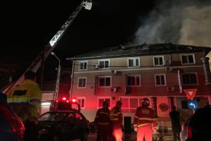 Incendiu puternic la un hotel din Complexul Studentesc din Timisoara