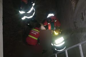 Alerta in judetul Constanta! Barbat, cazut intr-o fosta statie de apa (galerie foto)  