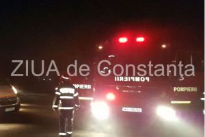 Interventie a pompierilor la o casa din Cernavoda
