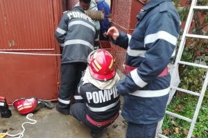 Misiune NEOBIŞNUITĂ a pompierilor sebişeni. Ce au reuşit să SALVEZE dintr-o fântână (FOTO)